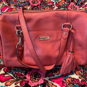 Coach Orange Handbag